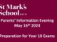 Parents Information Evening May 2024