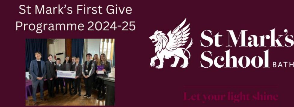 St Mark’s First Give Programme 2024-25